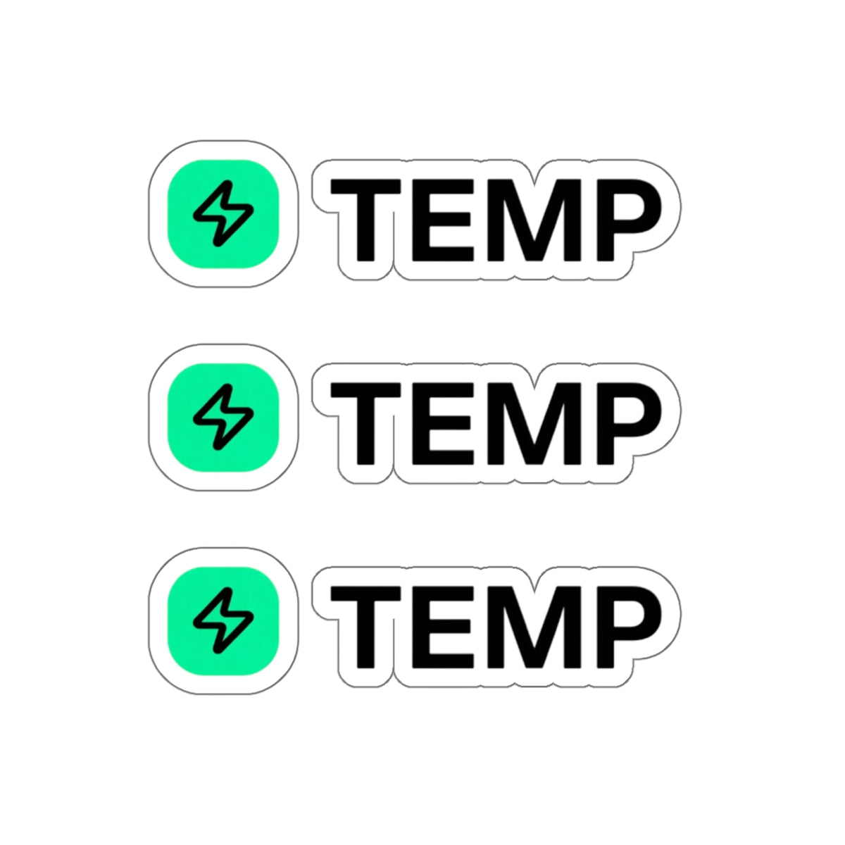 Temp Cashback Stickers